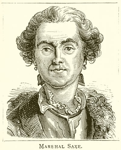 Marshal Saxe by English School