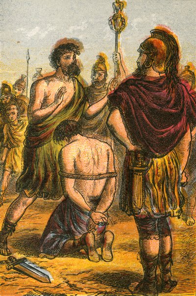 Martyrdom of St Alban by English School