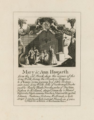 Mary & Ann Hogarth by English School