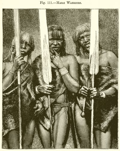 Masai Warriors by English School