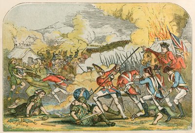 Massacre of the Highlanders by the Duke of Cumberland by English School