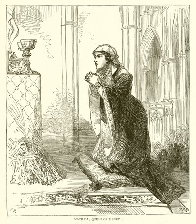 Matilda, Queen of Henry I by English School