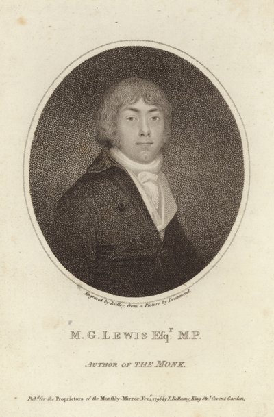 Matthew Lewis, English Author and Politician by English School