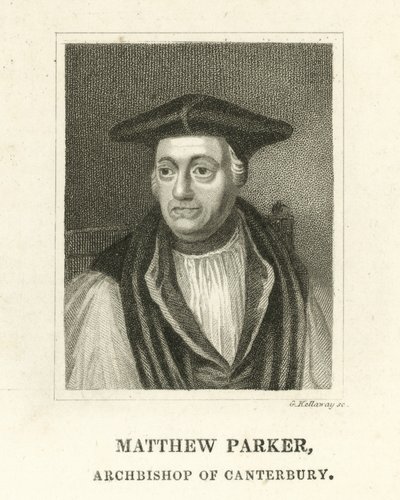 Matthew Parker, Archbishop Of Canterbury by English School