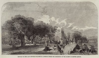 May-Day in the Last Century by English School