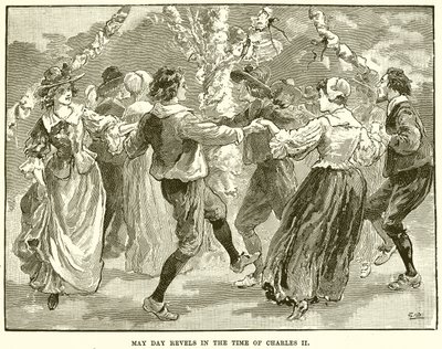May Day Revels in the Time of Charles II by English School