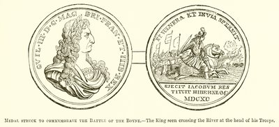 Medal to Commemorate the Battle of the Boyne by English School