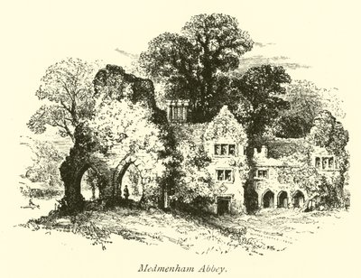 Medmenham Abbey by English School