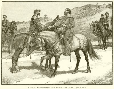 Meeting of Garibaldi and Victor Emmanuel by English School