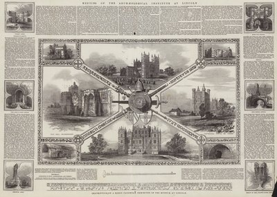 Meeting of the Archaeological Institute at Lincoln by English School