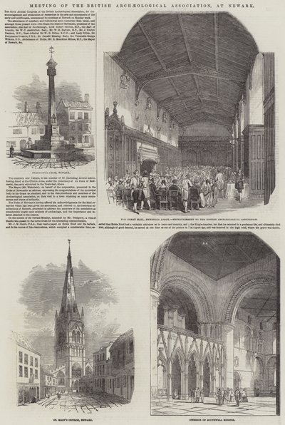 Meeting of the British Archaeological Association, at Newark by English School