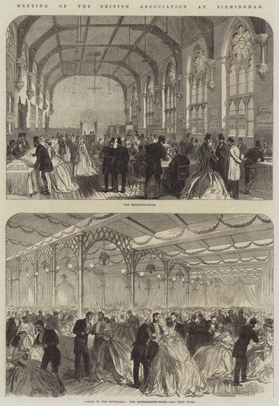 Meeting of the British Association at Birmingham by English School