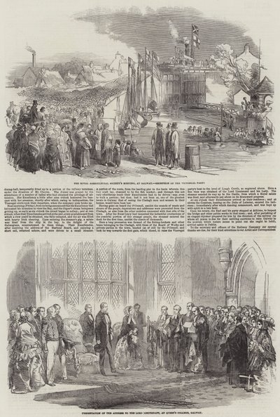 Meeting of the Royal Agricultural Show at Galway by English School