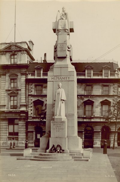 Memorial to Edith Cavell by English School