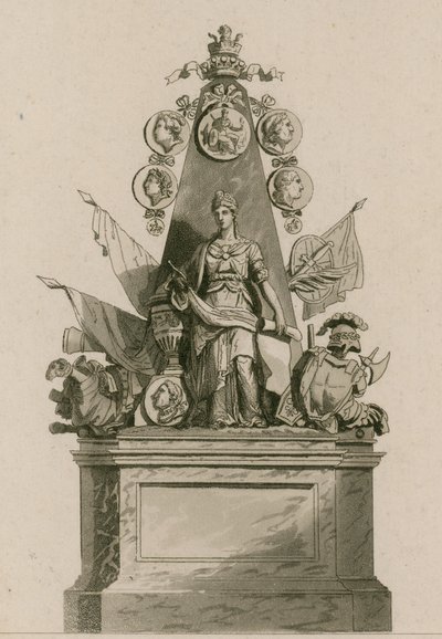 Memorial to Lord Ligonier, Westminster Abbey, London by English School