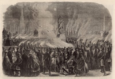 Mendelssohn Festival at the Crystal Palace; The Torchlight Procession by English School