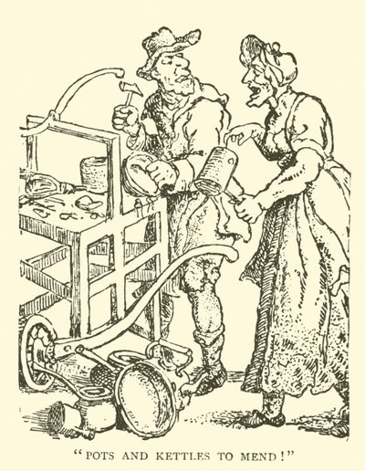 Mending Pots and Kettles by English School