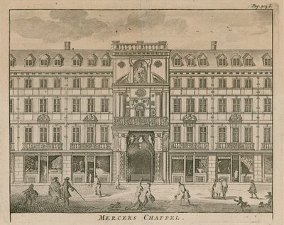 Mercers Chapel, Cheapside, London by English School