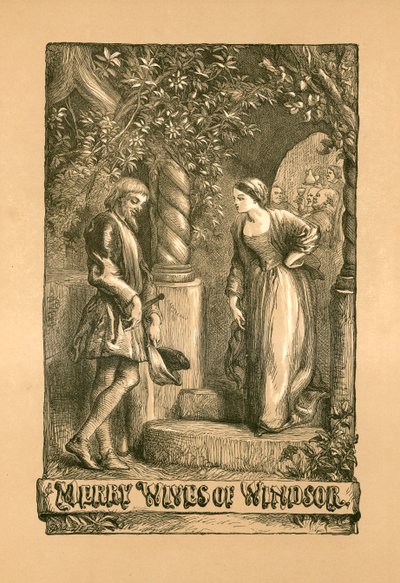 Merry Wives of Windsor by English School