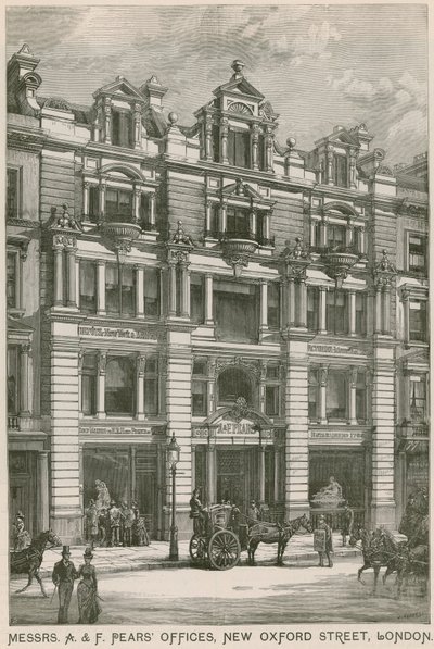 Messrs A & F Pears offices, New Oxford Street, London by English School