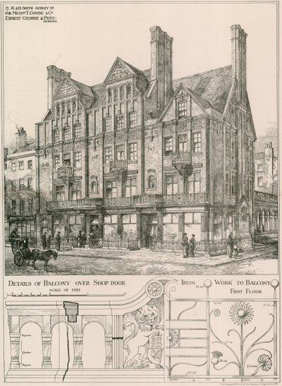 Messrs T Goode & Co., 17, 18 & 19 South Audley Street, London by English School