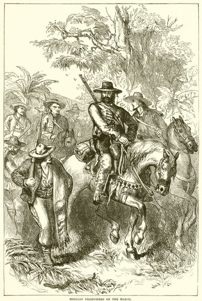 Mexican Filibusters on the March by English School