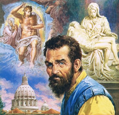 Michelangelo by English School