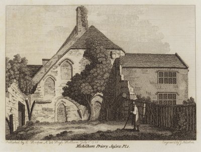 Michelham Priory, Sussex, 1785 by English School