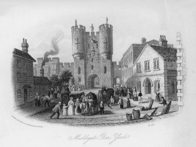 Micklegate Bar, York by English School