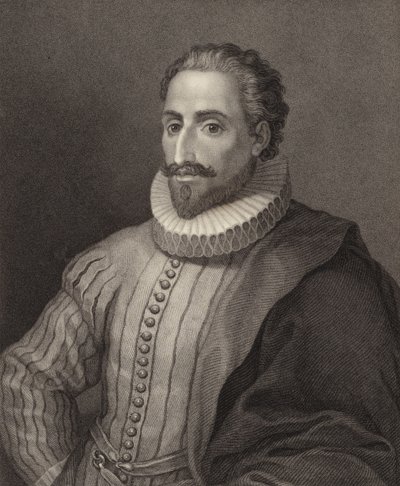 Miguel de Cervantes by English School
