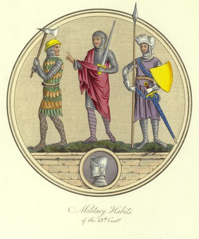 Military Habits of the 13th Century by English School