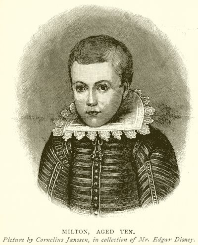 Milton, aged Ten by English School