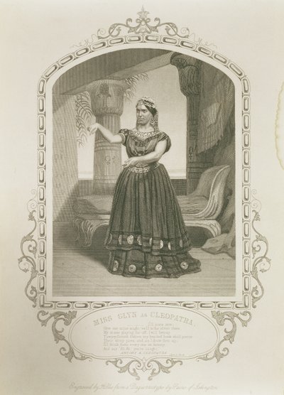 Miss Laura Addison as Imogen, in Cymbeline by William Shakespeare by English School