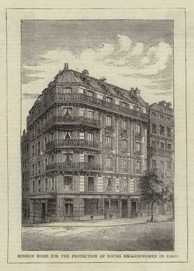 Mission Home for the Protection of Young Englishwomen in Paris by English School