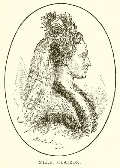Mlle Clairon by English School