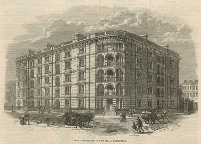 Model dwelling in the Mall, Kensington, London by English School
