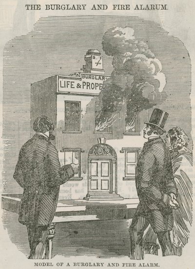 Model of a Burglary and Fire Alarm by English School