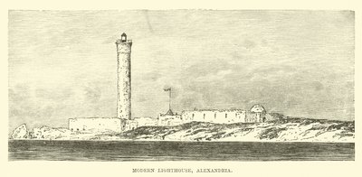 Modern Lighthouse, Alexandria by English School