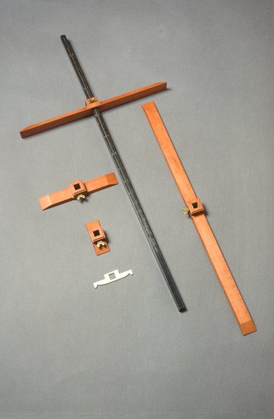 Modern replica of a cross staff by Harriet Wynter Ltd. by English School