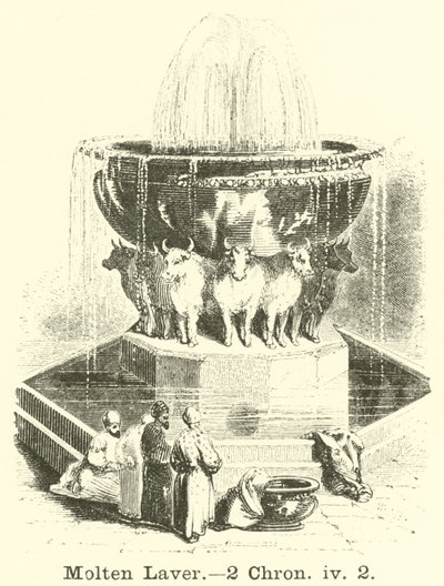 Molten Laver, 2 Chronicles 4:2 by English School