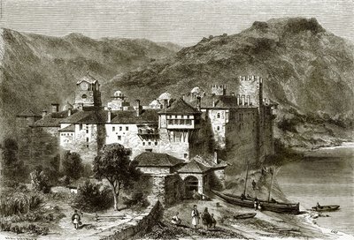 Monastery of Sphigmenou by English School