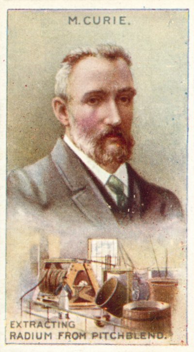 Monsieur Curie, Extracting Radium from Pitchblend by English School