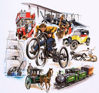 Montage of Forms of Transport by English School