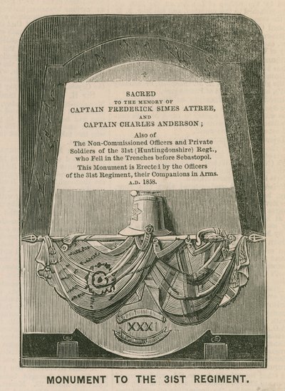 Monument to the 31st (Huntingdonshire) Regiment, St Mary