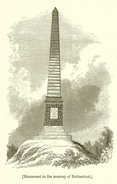Monument to the Memory of Rutherford by English School