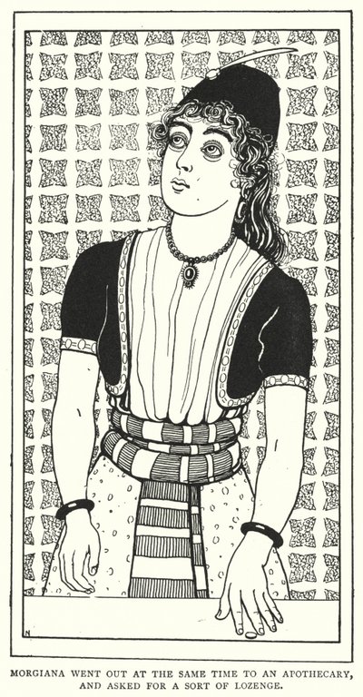 Morgiana went out at the same time to an apothecary, and asked for a sort of lozenge by English School