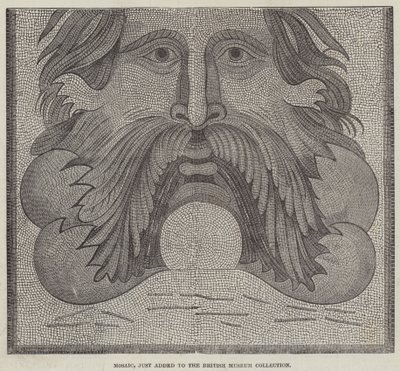 Mosaic, just added to the British Museum Collection by English School