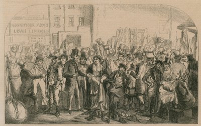 Moses Square, Houndsditch by English School