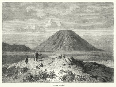 Mount Tabor (engraving) by English School