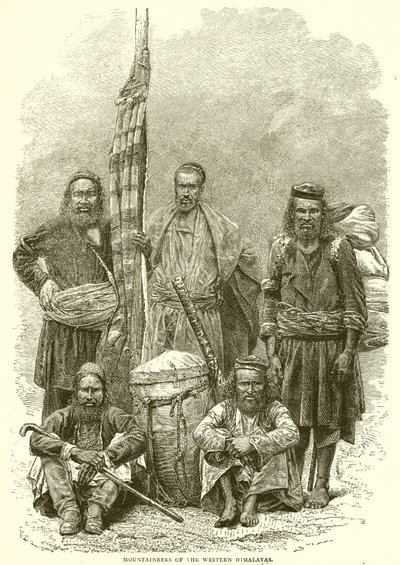 Mountaineers of the Western Himalayas by English School